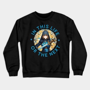 warrior nun anime version Crewneck Sweatshirt